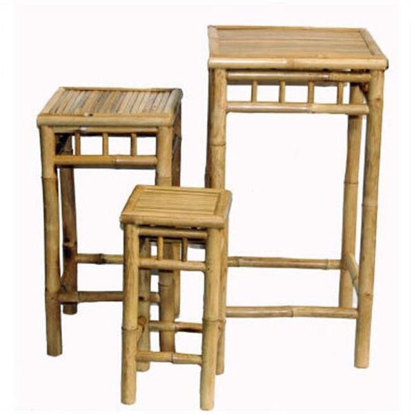 Heat Wave 3 Piece Square Nesting Stool Set HE721943